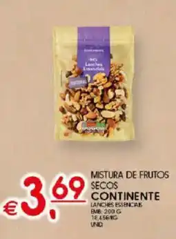 Meu Super Mistura de frutos secos continente promoção