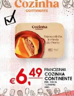 Meu Super Francesinha cozinha continente promoção
