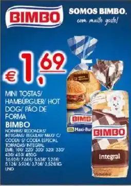 Meu Super Mini tostas hamburguer/ hot dog/pão de forma bimbo promoção