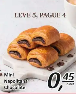Mota Reis Mini Napolitana Chocolate promoção