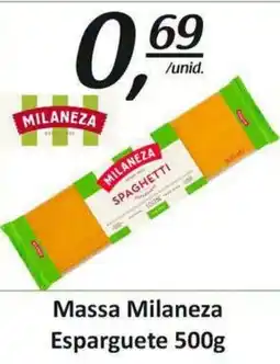 Mota Reis Massa Milaneza Esparguete promoção