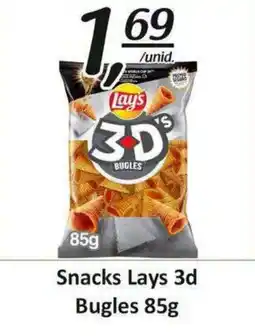 Mota Reis Snacks Lays 3d Bugles promoção