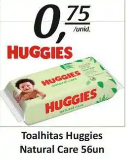 Mota Reis Toalhitas Huggies Natural Care 56un promoção