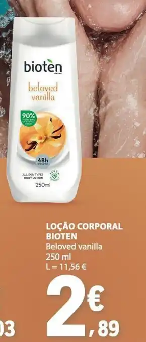 Loção corporal bioten beloved vanilla