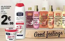E.Leclerc Gel de duche skin expert promoção