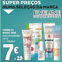 E.Leclerc Creme cc magic skin anti vermelhidão promoção