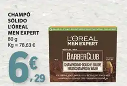 E.Leclerc Champô sólido l'oreal men expert promoção