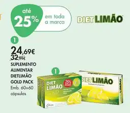 Pingo Doce Suplemento alimentar dietlimao gold pack promoção