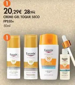 Pingo Doce Eucerin - creme-gel toque seco fps 50+ promoção