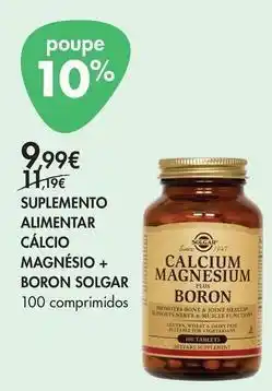 Pingo Doce Suplemento alimentar calcio magnesio + promoção
