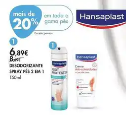 Pingo Doce A+ - desodorizante spray pés 2 em 1 promoção