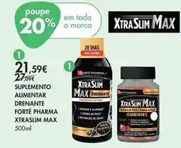 Pingo Doce Max - suplemento alimentar drenante forte pharma promoção