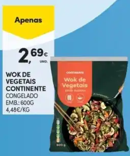 Continente Wok de vegetais continente congelado promoção