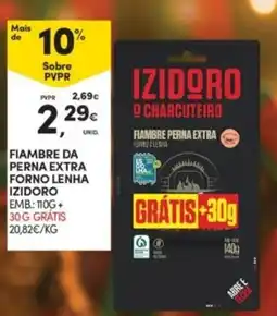Continente Fiambre da perna extra forno lenha izidoro promoção