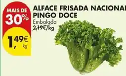 Pingo Doce Pingo doce - alface frisada nacional promoção