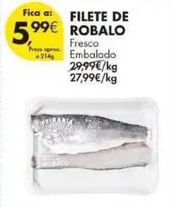 Pingo Doce A+ - filete de robalo promoção