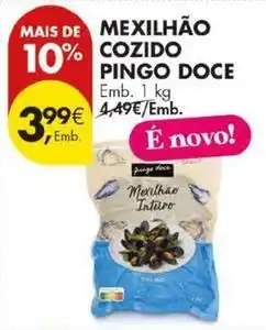 Pingo Doce Pingo doce - mexilhão cozido promoção