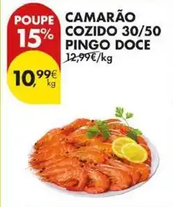 Pingo Doce Pingo doce - camarão cozido 30/50 pingo doce promoção