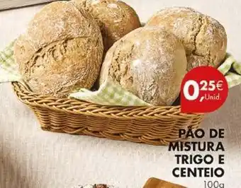 Pingo Doce Pao de mistura trigo e centeio promoção