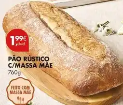 Pingo Doce com - pão rústico c/massa mae promoção