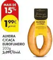 Pingo Doce Eurofumeiro - alheira c/ caca promoção