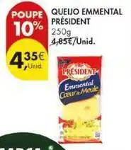 Pingo Doce Président - queijo emmental promoção