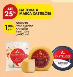 Pingo Doce Castelões - queijo de vaca curado promoção