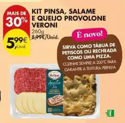 Pingo Doce A+ - kit pinsa, salame e queijo provolone promoção