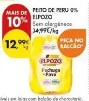 Pingo Doce Elpozo - peito de peru 0% promoção