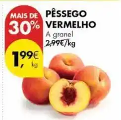 Pingo Doce A+ - pêssego vermelho promoção