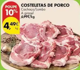 Pingo Doce A+ - costeletas de porco promoção