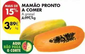 Pingo Doce A+ - mamao pronto a comer promoção