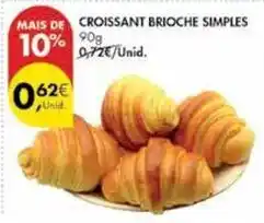 Pingo Doce Croissant brioche simples promoção