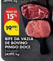 Pingo Doce Pingo doce - bife da vazia de bovino pingo doce promoção