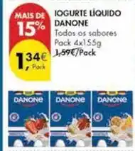 Pingo Doce Danone - iogurte liquido promoção