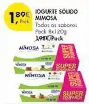 Pingo Doce Mimosa - iogurte sólido promoção