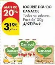 Pingo Doce Danacol - iogurte líquido promoção