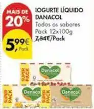 Pingo Doce Danacol - iogurte liquido promoção