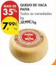 Pingo Doce Paiva - queijo de vaca promoção