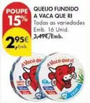 Pingo Doce A vaca que ri - queijo fundido promoção