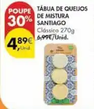 Pingo Doce Santiago - tábua de queijos de mistura promoção