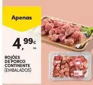 Continente Bom dia Continente - rojoes de porco promoção