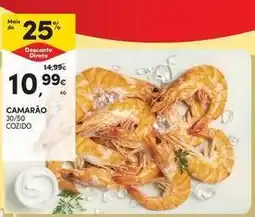 Continente Bom dia Camarão promoção