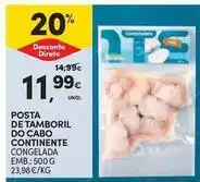 Continente Bom dia Continente - posta de tamboril do cabo promoção