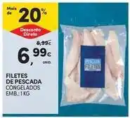 Continente Bom dia Filetes de pescada promoção