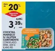Continente Bom dia Continente - cocktail marisco s/ gluten promoção