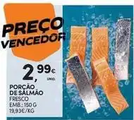 Continente Bom dia Porção de salmão promoção