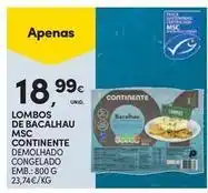 Continente Bom dia Continente - lombos de bacalhau msc promoção