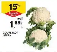 Continente Bom dia Flor - couve flor inteira promoção