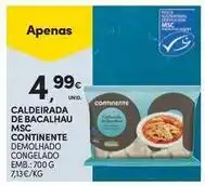 Continente Bom dia Continente - caldeirada de bacalhau msc promoção